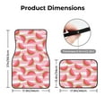 thumbnail image 5 of Fuzoiu Sweet Watermelon Print Carpet Floor Mats for Car,Car Foot Mat Set,Universal Fit 4 Piece Mat Pad Set,Fits Most Cars Trucks Vans Sedans SUV Auto Carpet Mat Se, 5 of 7