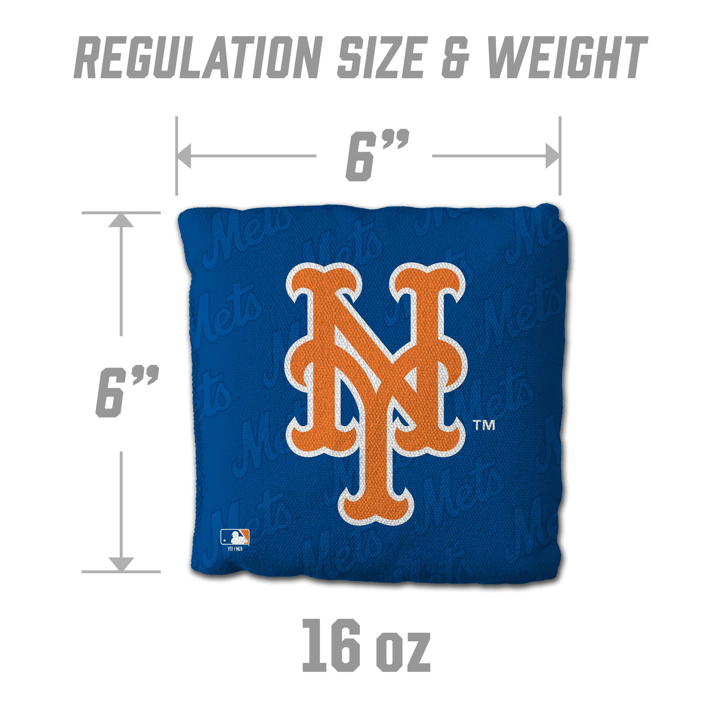 MLB New York Mets Cornhole Bags - 4PK - Blue