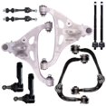 thumbnail image 1 of SCITOO 10pcs Front Suspension Kit For F-150 2005-2008 For Lincoln Mark LT 2006-2008 (w/Parts Lower Upper Control Arm and Ball Joint, Sway Bar Link, Inner Outer Tie Rod End), 1 of 4