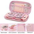 thumbnail image 2 of Cute Carrying Case for Nintendo Switch/Switch OLED, Pink Sakura Portable Hard Shell Grils Travel Storage Bag with Glass Screen Protector & Thumb Grip Caps & Stand, 2 of 7