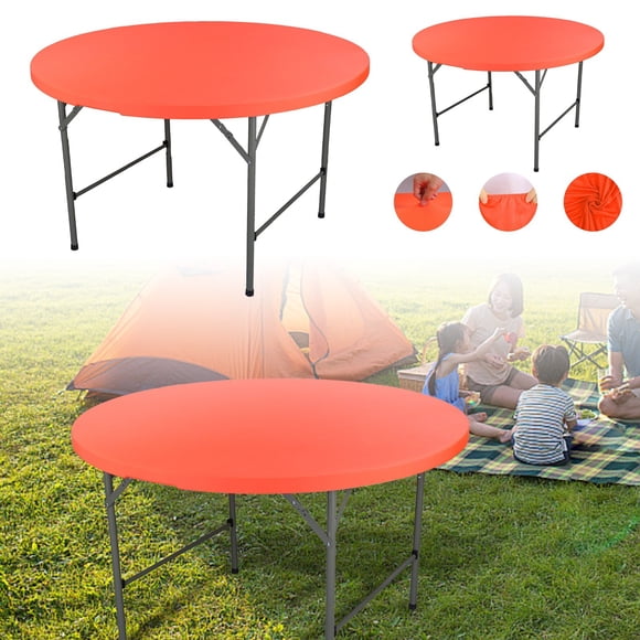 ERK Discover The Versatility Of Our Elastic Round Tablecloth – Perfect For Every Occasion From Picnics To Formal Dinners!