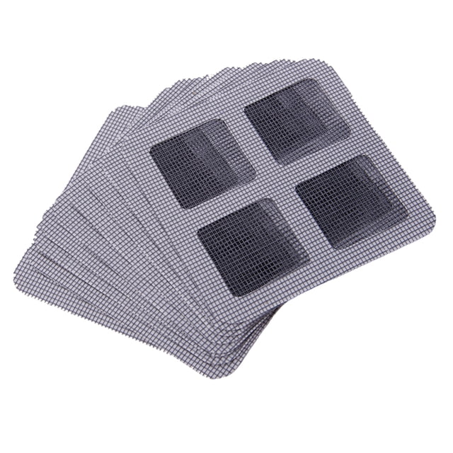 21 Pcs Filet de Réparation d'Écran Anti-Moustique Autocollant de Fenêtre Auto-Adhésif pour Rideau de Fenêtre Maison