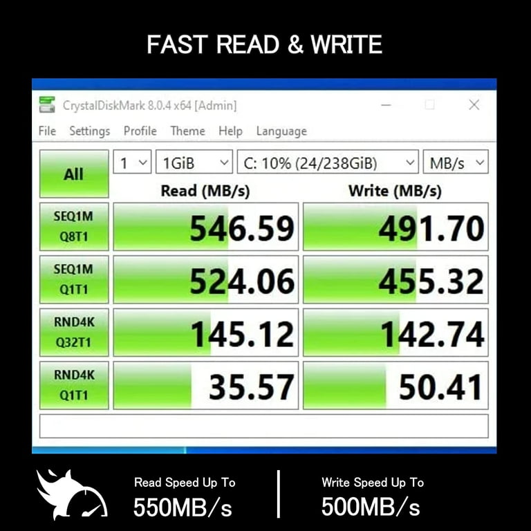 SSD 4TB M.2 2242 NGFF SSHARKSPEED SATA 3 42mm 6Gb/s 3D NAND&nbsp