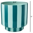thumbnail image 4 of Mainstays Lauren 8.25 inch Round Teal and Aqua Ceramic Planter with Drainage, 4 of 4