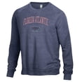 thumbnail image 2 of Men's Heathered Navy Florida Atlantic Owls The Champ Tri-Blend Pullover Sweatshirt, 2 of 3