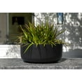 thumbnail image 5 of Veradek Mason Series Kona Bowl 14" Plastic-Stone Planter - Black, 5 of 9