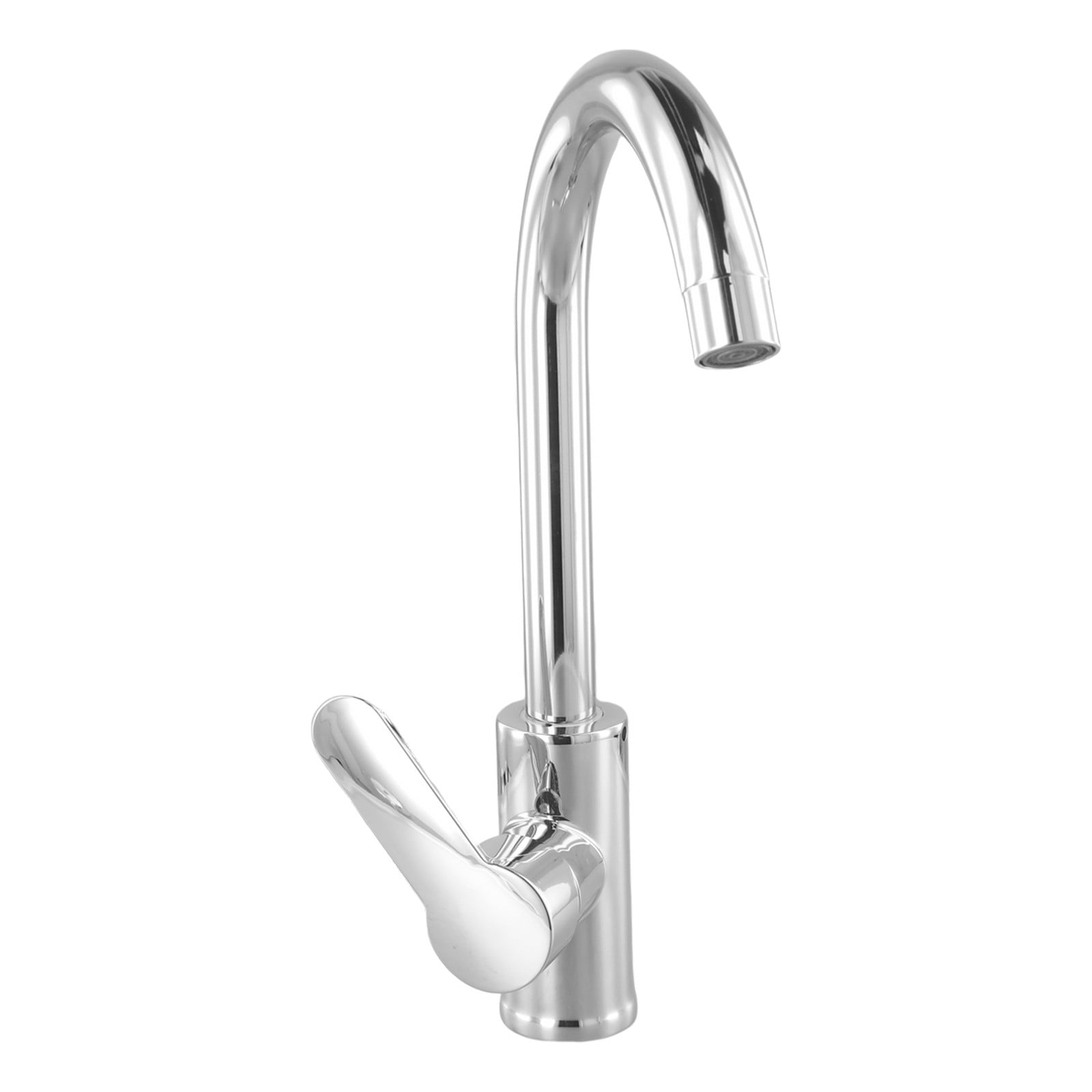 Bathroom Faucet Polished Chrome Plated Swivel Basin Sink Cold Hot Mixer Tap