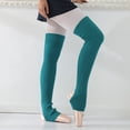 thumbnail image 6 of Uooqdmx Ballet Leg Warmers, Thigh High Leg Warmers, Thigh High Socks, Knit Leg Warmers, Long Socks for Women, Green One Size, 6 of 8