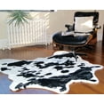 thumbnail image 2 of H-Luxe Faux Fur Cowhide Rug, 2 of 3
