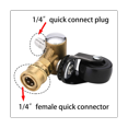 thumbnail image 3 of Chassis Cleaning Swivel Wheel for Pressure Washer Swivel Wheel Adapter for- Snow Foam Water Jet High Pressure, 3 of 7