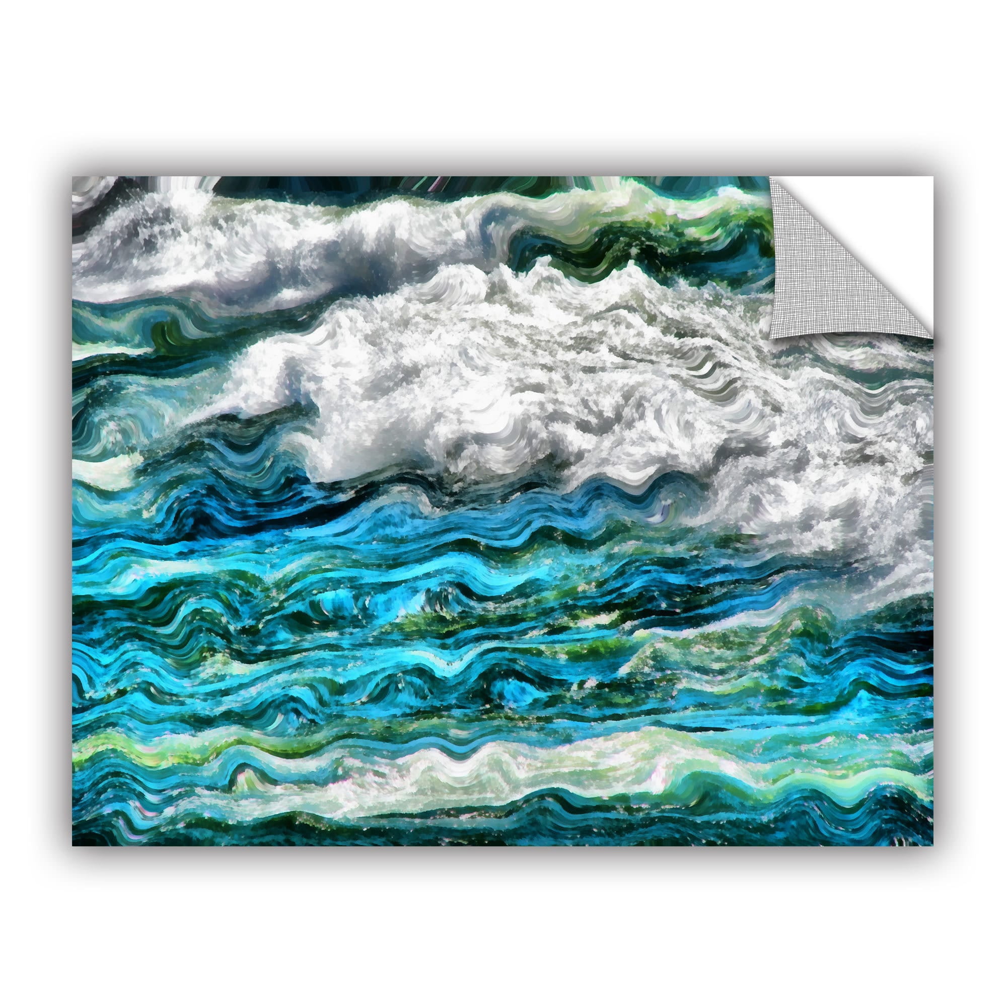 ArtWall Kevin Calkins "Cresting Waves 2.0" ArtAppealz Removable Wall Art