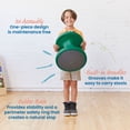 thumbnail image 4 of ECR4Kids Twist Active Wobble Stool, 14in Seat Height, Classroom Furniture, Green, 4 of 9