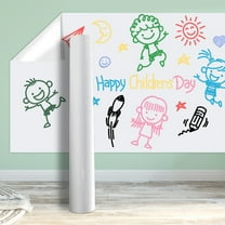Beaupretty Self Adhesive Whiteboard Sticker for Wall Erasable Whiteboard Large Size