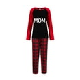 thumbnail image 6 of Penkiiy Family Christmas Pjs Matching Sets Matching Family Sets Christmas Casual Printed Top With Bottom Outfits Home Wear Black-C Christmas Pajamas, 6 of 6