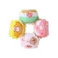 thumbnail image 3 of TTAO Baby Girls Cotton Bloomers Newborn Infant Diaper Covers Briefs Underwear 4-Pack Brown&Pink 120, 3 of 4