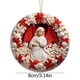 thumbnail image 3 of Adorno Navideño Plano para Árbol de Navidad | Colgante para Casa y Coche | Decoración Navideña Multiusos para Árbol, Chimenea, Puerta, Sala de Estar, Regalo para Recién Nacidos y Bodas, 3 of 5