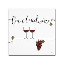 Trademark Fine Art 'Underlined Wine VIII' Canvas Art by Veronique Charron