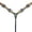 Dark Brown, variant on Bar H Equine Western Horse Floral Genuine American Leather Breast Collar Brown