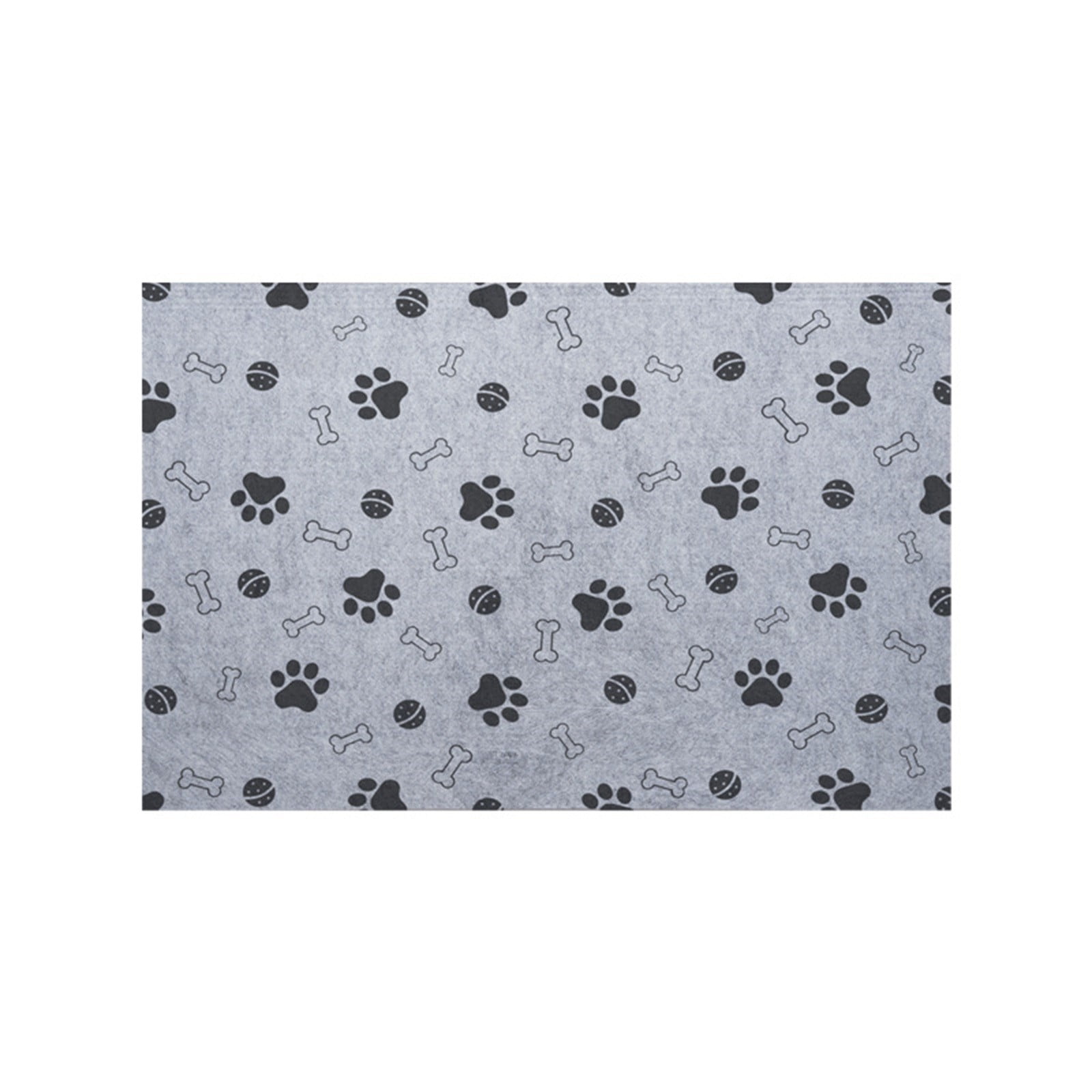 Washable Dog Sleeping Pad Mat Thickened Warm Pet Blanket Bed Mat Non Slip Wear Resistant Waterproof Bottom for Crate Kennel Floor Indoor Outdoor Use 33.5 × 47.2 Inch