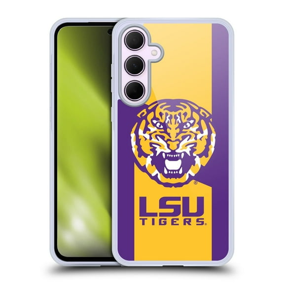 Head Case Designs Louisiana State University LSU LSU Art Tiger Graphics 1 Soft Gel Case for Samsung Galaxy A35 5G