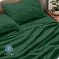 thumbnail image 5 of Bare Home 22" Extra Deep Pocket Sheet Set - Premium 1800 Collection - Ultra-Soft - Queen, Forest Green, 5 of 9