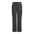 thumbnail image 5 of Qodauz Womens Wide Leg Baggy Sweatpants Drawstring Cargo Sweat Pants High Rise Casual Pant with Multi Pockets,Size S-3XL, 5 of 8