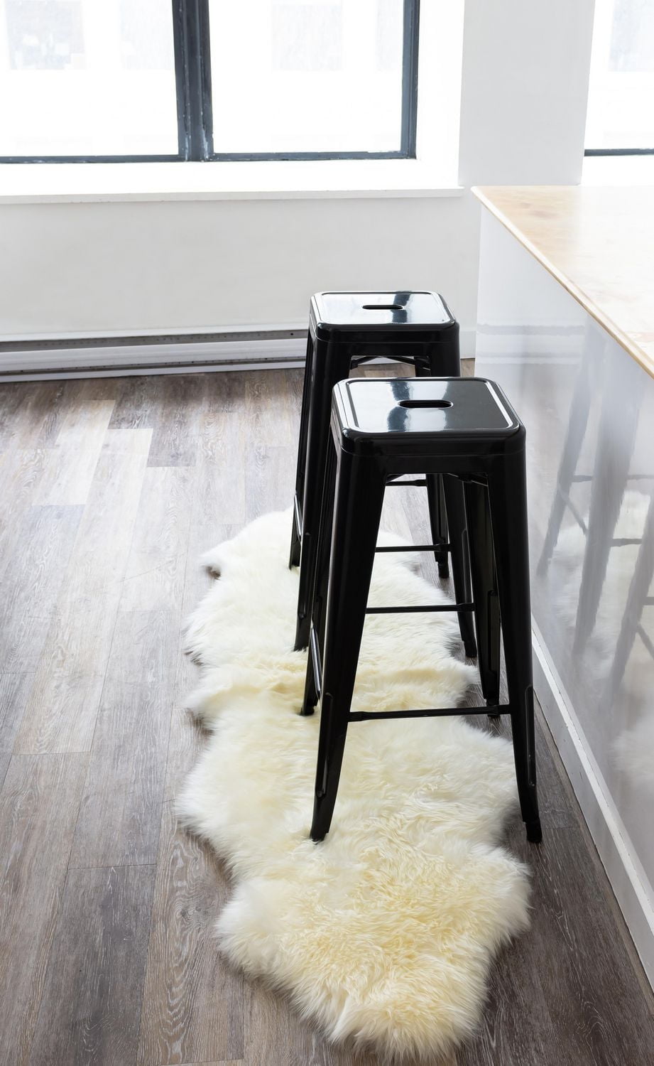 TAPIS EN PEAU DE MOUTON NOUVELLE-ZÉLANDE