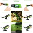 thumbnail image 3 of MesaSe LED Luminous Dinosaur Toy Walking Roaring Realistic Remote Control Simulation Robot for Kids Gift, 3 of 9