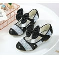 thumbnail image 3 of Girl’s Glitter Princess Dress Shoes round-Toe Soft-Sole Kid High heel shoes, 3 of 5