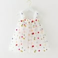 thumbnail image 2 of Bovxnpu Summer Toddler Girls Tutu Dresses, Toddler Tulle Dress Spaghetti Strap Embroidery Tulle Princess Party Dress Summer Dress Girls Holiday Dress Sundress, 2 of 5