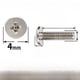 thumbnail image 1 of Tornillo de cabeza plana Phillips M2/M3 niquelado Tornillo de cabeza plana grande M4 Tornillo de cabeza plana grande para computadora M5/M6 100 piezas, 1 of 3