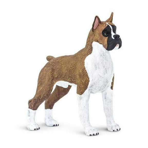 Safari Ltd. Boxer Figurine - Realistic 4" Dog Figure - Educational Toy for Boys, Girls & Kids Ages 3 