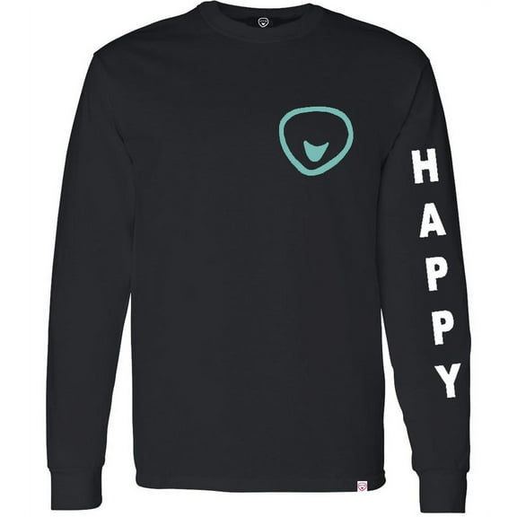 Happy Soul Long Sleeve front/back/sleeve Printed