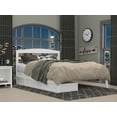 thumbnail image 4 of AFI Warren 14" Queen Wood Platform Bed Frame with Set of 2 Storage Drawers, White, 4 of 9