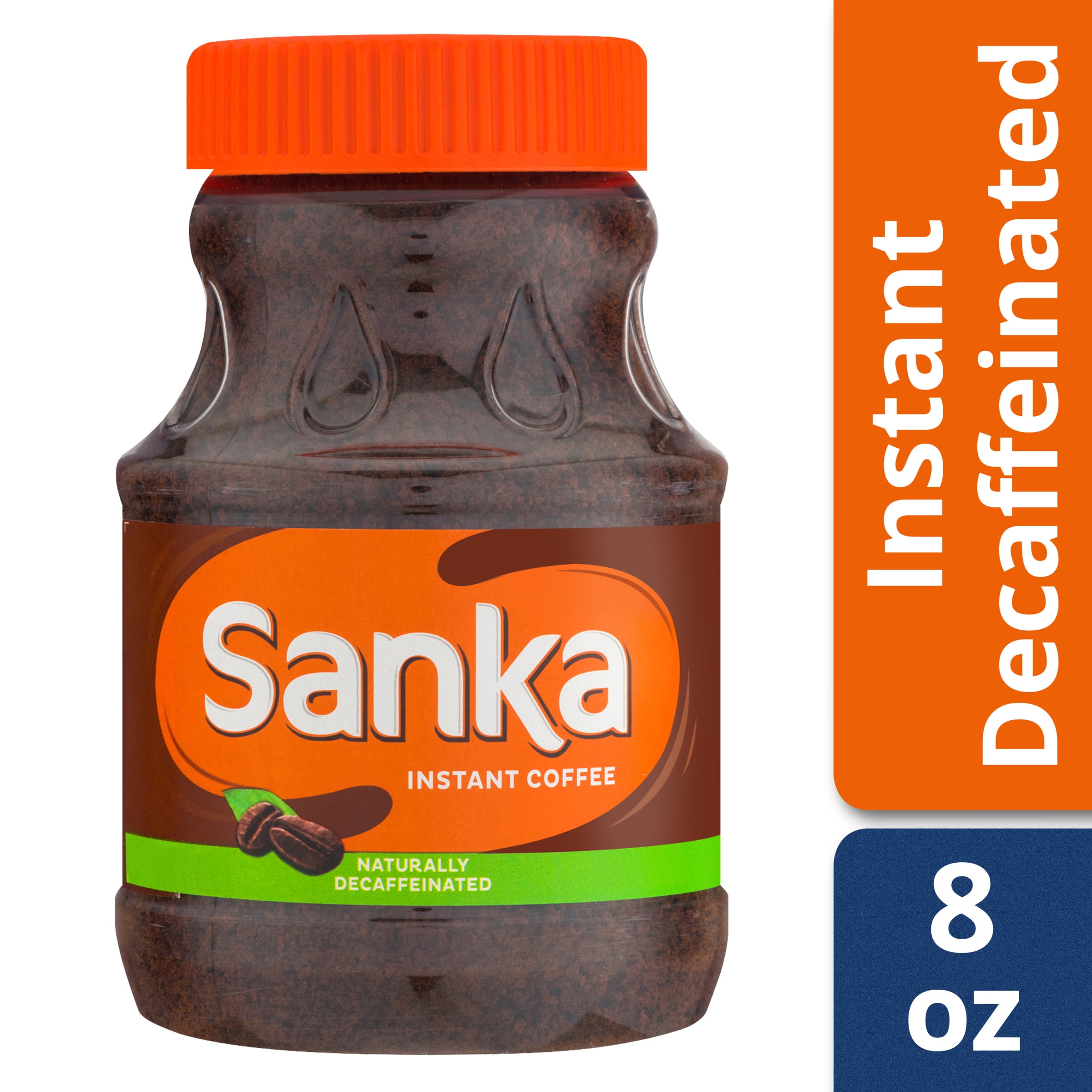 Sanka Instant Coffee, Decaffeinated, 8 oz Jar