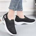 thumbnail image 3 of Orthopedic Shoes for Women Breathable Slip on Diabetic Shoes Comfort Wear Plantar Fasciitis Shoe, Wide Width Soft Sole Arch Support Walking Sneakers Casual Mesh Comfortable Tennis Sneakers, 3 of 7