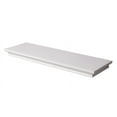 thumbnail image 3 of AHDECOR White Deep Floating Shelves Display Ledge Shelf with Invisible Blanket, Perfect Wooden Shelf for Living Room, Bedroom, Bathroom, and Kitchen Decor 24", 3 of 5