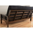 thumbnail image 6 of Maykoosh Retro Renaissance Futon Frame In Classic Design - Adjustable Sofa Bed Frame With Sturdy Wooden Construction, Ideal For Stylish Living Room Decor-Color:Oregon Trail java,Finish:Espresso, 6 of 10