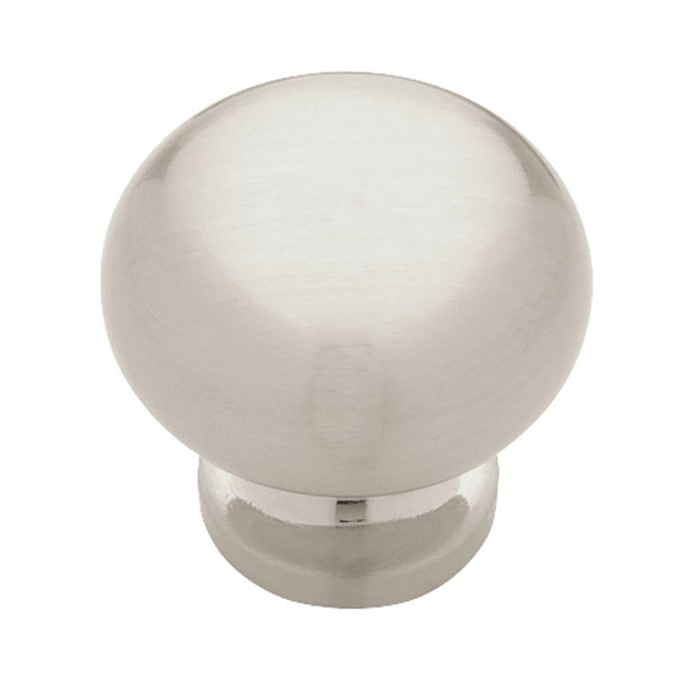 Brushed Sterling Silver Knob 11/8" Knob Hill LQP50156BSTC Walmart