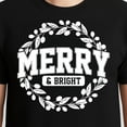 thumbnail image 3 of Merry And Bright Moody And Uptight Christmas Couple Matching – T-Shirt, Hoodie & Sweatshirt – Christmas Theme – Couples, 3 of 6