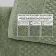 thumbnail image 5 of Great Bay Home Quick Dry Diamond Waffle 6 Piece Towel Set, Eucalyptus, 5 of 6