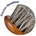 thumbnail image 4 of Cepillo de aplicación de limpiabotas - Crin de caballo - Cepillo para zapatos y bolsos de cuero - Cuidado del calzado para el hogar y los viajes (Cinta de caballo) TUNC Sencillez, 4 of 5
