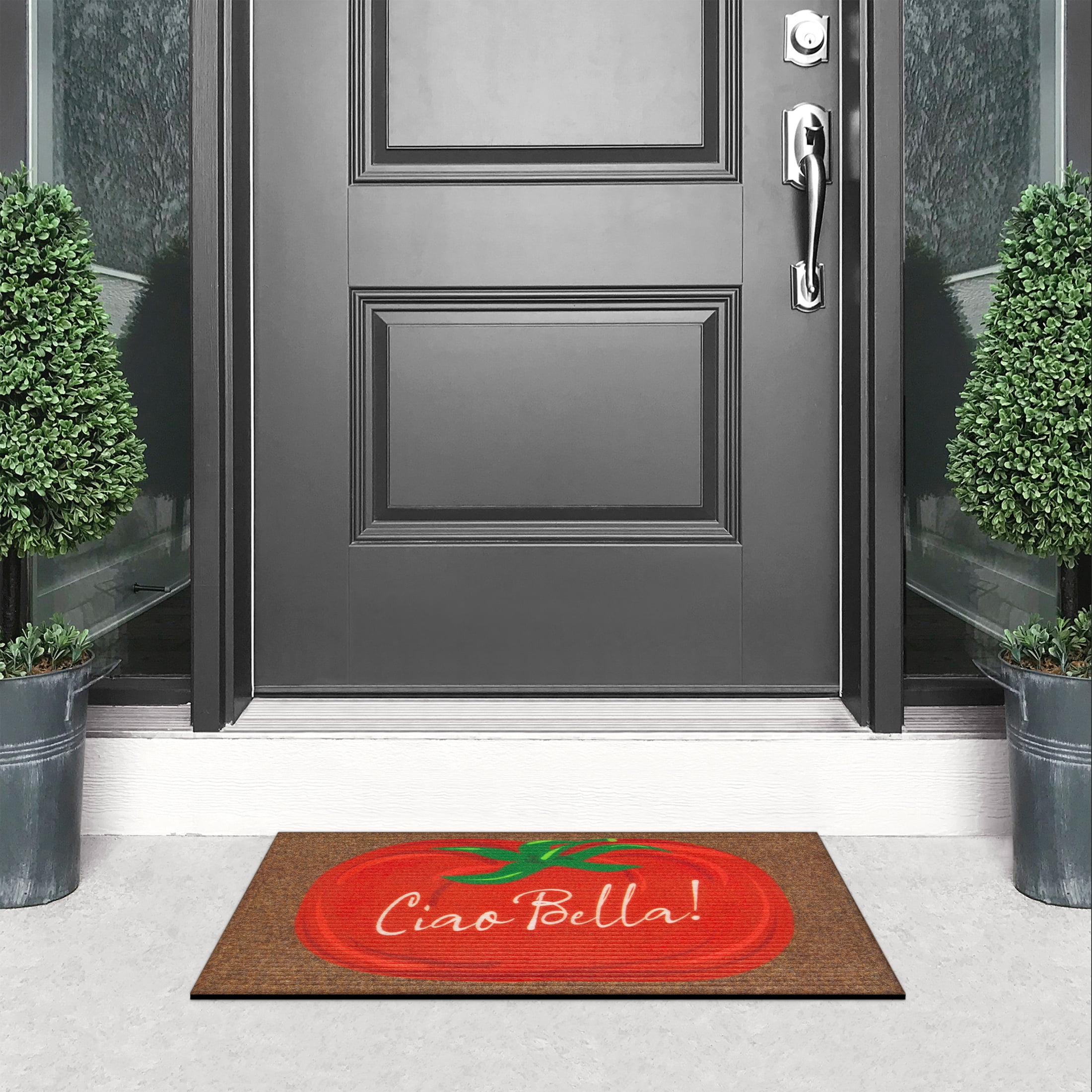 Apache Mills Naturelles Ciao Bella Faux Coir Indoor Outdoor Doormat, 18x30