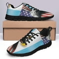 thumbnail image 4 of Argentina Vs American Flag Running Shoes Sneakers Mesh Black Size 4.5, 4 of 5