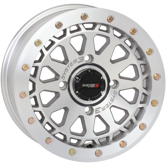 System 3 SB-6 Beadlock 15x7 ATV/UTV Wheel - Machined (4/156) 6 1 [15S3-6857]