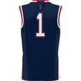 thumbnail image 3 of Men's GameDay Greats #1  Navy Duquesne Dukes  Lightweight Basketball Jersey, 3 of 4