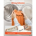 thumbnail image 4 of VEVOR Heat Transfer Vinyl, 12 in x 70 ft, Glossy Black HTV Iron on Vinyl Roll, Easy to Cut and Weed, Strong Adhesion, Compatible with Cutting Machines, for Various Materials, T-shirts, Pillows, Hats, 4 of 9