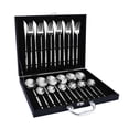 thumbnail image 1 of TFixol 24Pcs Dinnerware Set With Gift Box Stainless Steel Kitchen Cutlery Set Knife Fork Spoon Flatware Minimalist Tableware, 1 of 6