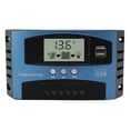 thumbnail image 2 of Contrôleur de Charge Solaire 12V/24V, Régulateur de Panneau Solaire 30A/50A/80A/100A PWM, Contrôleur de Charge Intelligent MPPT, Double USB DC Rechargeable, 2 of 7