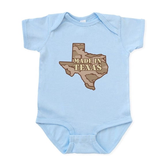 CafePress - Made In Texas Infant Bodysuit - Baby Light Bodysuit, Size Newborn - 24 Months
